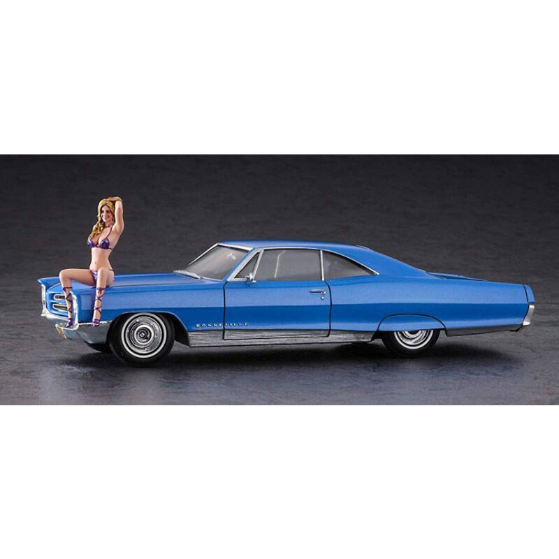 Maquette Hasegawa 1966 American Coupe Type P w/Blond Girl's Figure