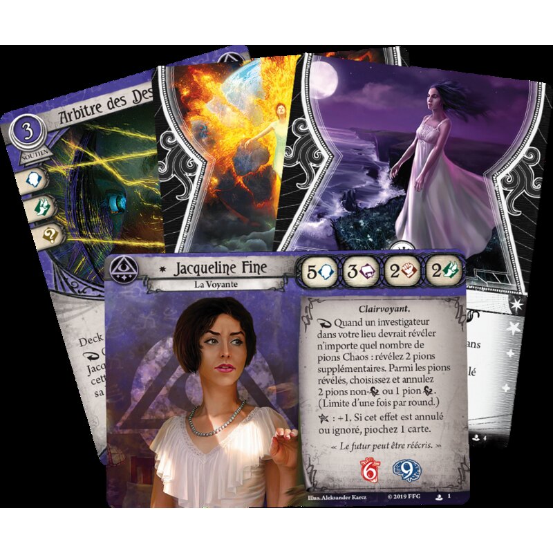 Horreur à Arkham JCE : Jacqueline Fine (Deck d'Investigateur)