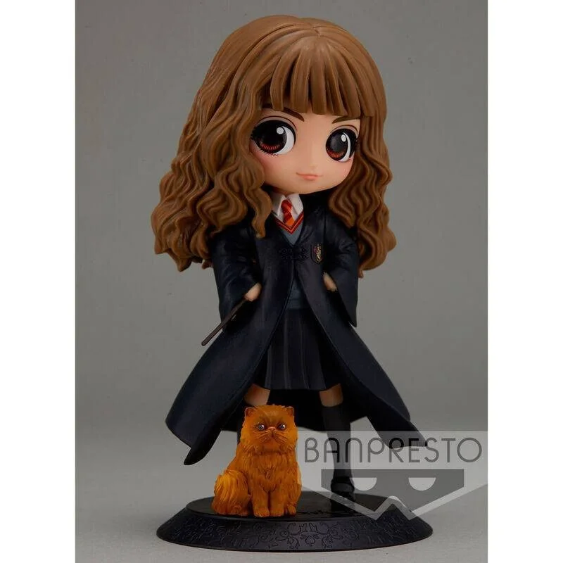 Harry Potter figurine Q Posket Hermione Granger with Crookshanks 14 cm