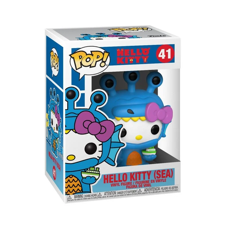 Hello Kitty Kaiju Figurine POP! Sanrio Vinyl Hello Kitty Sea Kaiju 9 cm