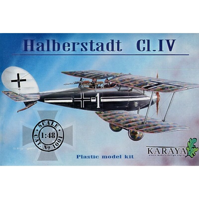 Halberstadt CI.IV (première production à fuselage court) - 2 motifs de peinture allemandes - CETTE MAQUETTE N'INCLUT PAS DÉCALQU