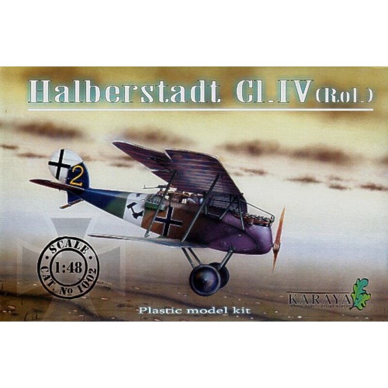 Halberstadt CI.IV (Rol). - deuxième série fabriquée par l'usine Roland à long fuselage. - 2 motifs de peinture allemands. 