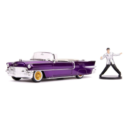  Elvis Presley 1/24 Hollywood Rides 1956 Cadillac Eldorado métal avec figurine
