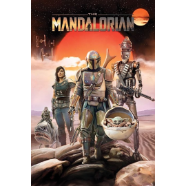  Star Wars : The Mandalorian posters Group 61 x 91 cm (5)