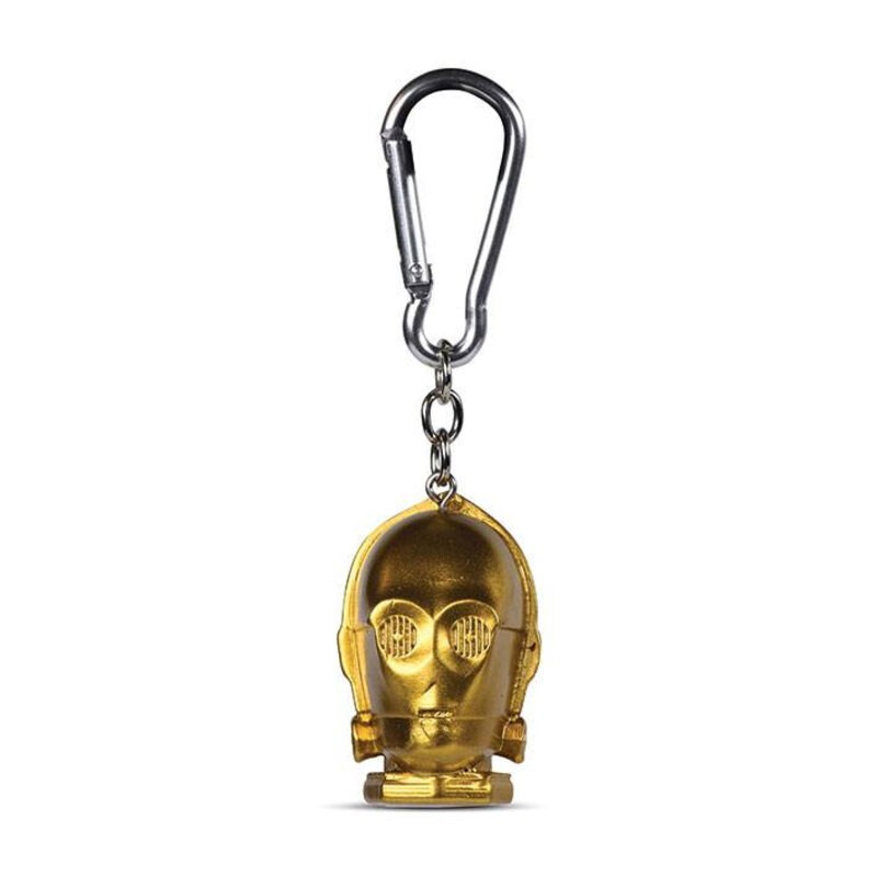 Star Wars assortiment porte-clés 3D C-3PO 4 cm (10)