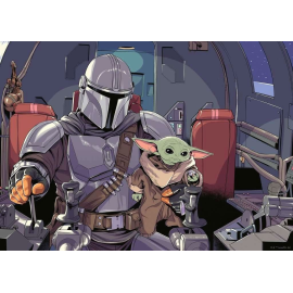 Star Wars The Mandalorian puzzle Cartoon (1000 pièces)