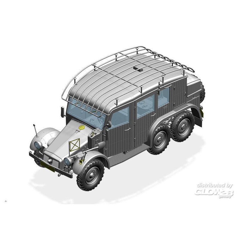 Voiture de commande radio allemande Krupp Protze Kfz.19