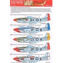 Décal North American P-51D Mustang - Nose Art Selection -Red Dog XII Shillelagh Happy Jacks Go Buggy Heat Wave Ridge Runner Pin-