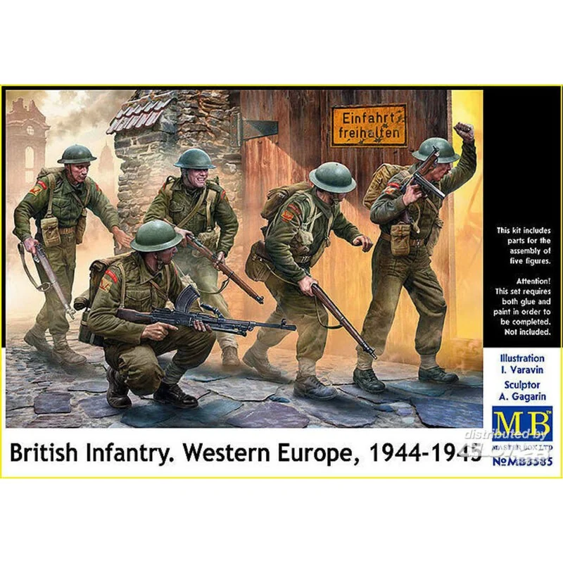 Infanterie britannique. Europe de l'Ouest. 1944-1945