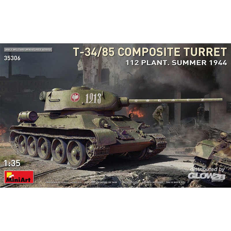 Tourelle composite T-34-85. 112 Plante. Été 1944