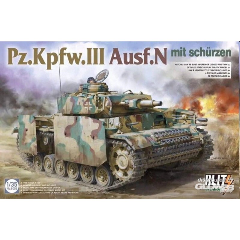 Pz.Kpfw.III Ausf.N avec tabliers