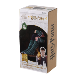  Harry Potter: Kit tricot chaussettes et mitaines de Serpentard
