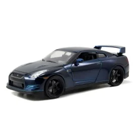 Fast and Furious 7: 2009 Nissan Skyline GT-R (R35) Bleu foncé 1:24