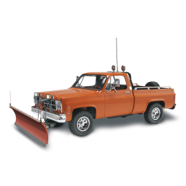 Maquette camion Gmc Pickup With Snow Plow 1/24