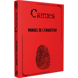 Jeu de rôle CRIMES : Manuel de l'Enquêteur Collector