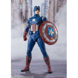 Figurine articulée Avengers figurine S.H. Figuarts Captain America (Avengers Assemble Edition) 15 cm