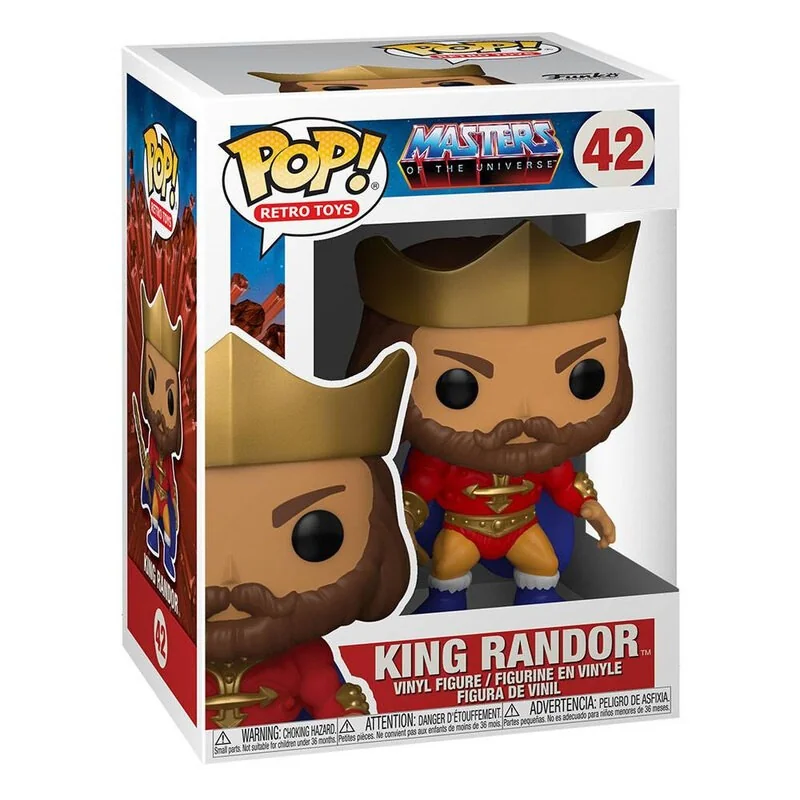 Masters of the Universe POP! Animation Vinyl figurine King Randor 9 cm