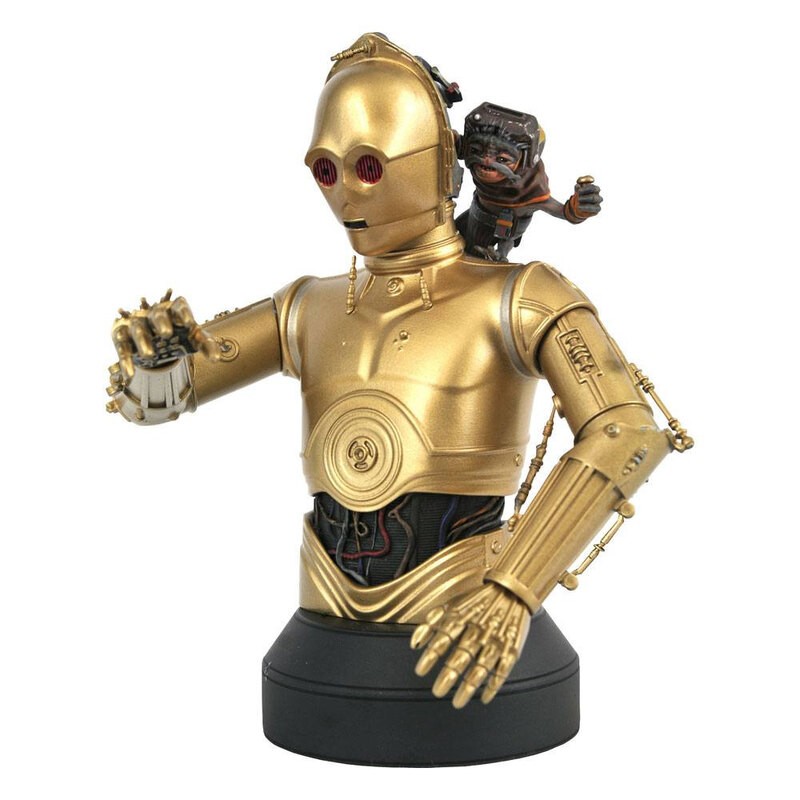  Star Wars Episode IX buste 1/6 C-3PO & Babu Frik 15 cm