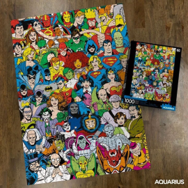 DC Comics puzzle Retro Cast (1000 pièces)