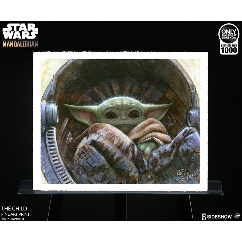 Star Wars The Mandalorimpression Art Print The Child 51 x 41 cm - non encadrée