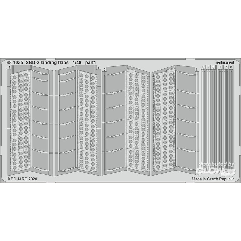 Volets d'atterrissage SBD-2 pour Academy