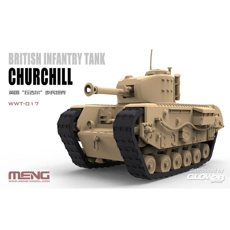 Char d'infanterie britannique Churchill (MODÈLE CARTOON)