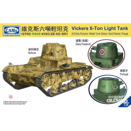 Maquette Vickers 6-Ton Light Tank Alt B Early Production-Welded Turret (Bolivian