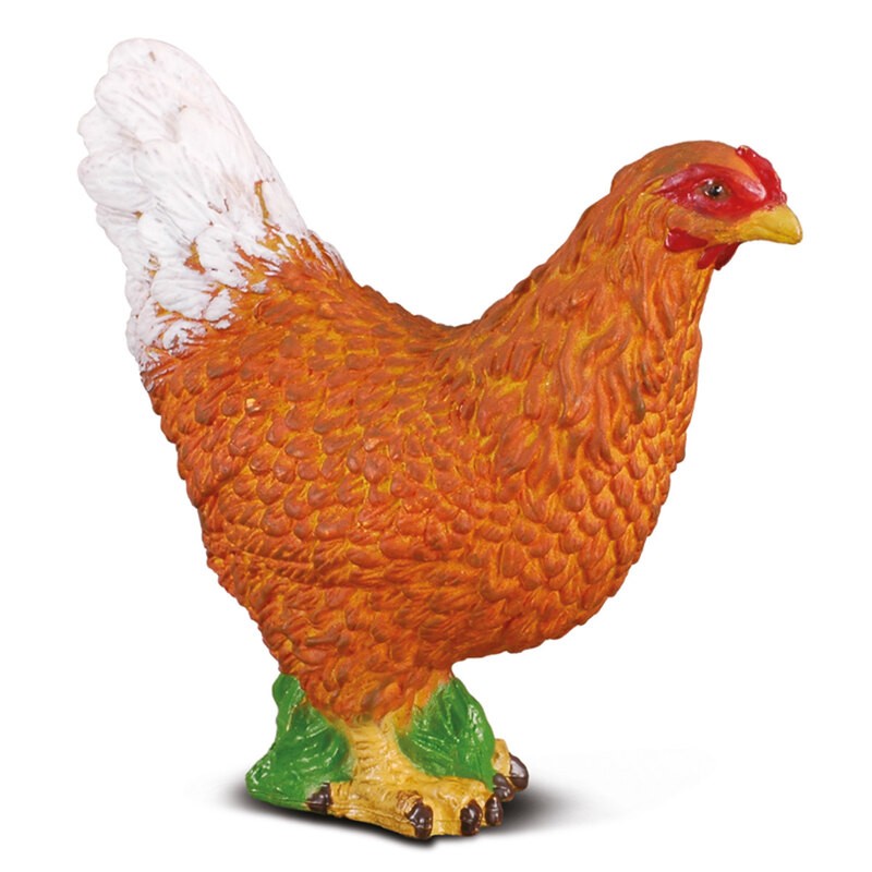 Collecta La ferme (S): POULE 5x2.3x4.5cm