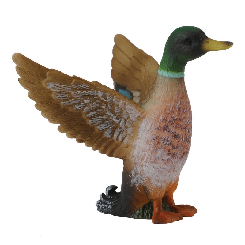 Collecta La ferme (S): CANARD COLVERT mâle 5.5x5.5x5.5cm