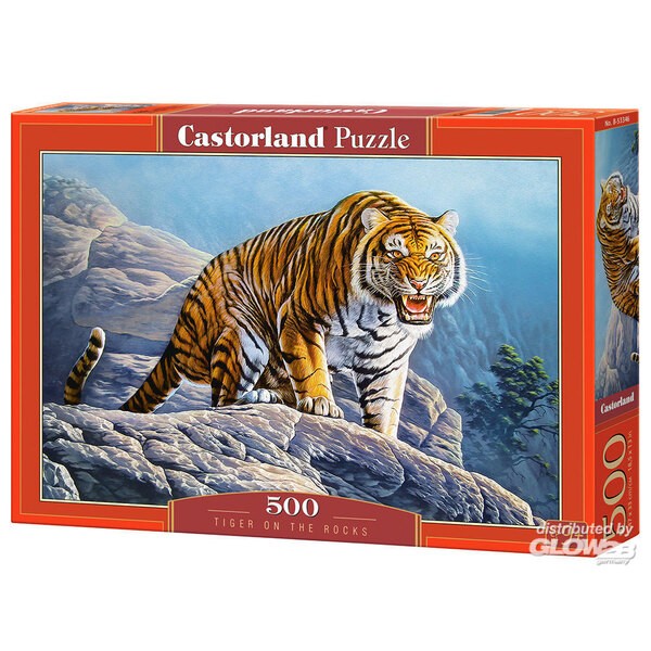 Puzzle Castorland Loup loup, puzzle 500 pièces avec 1001puzzles (Réf.-52431)