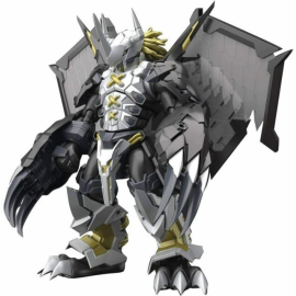 Gunpla Digimon: Kit de modèle Blackwargreymon amplifié standard Figure-Rise