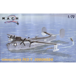 Maquette avion Consolidated PBY-2 Coronado - hydravion avec décalques US Navy