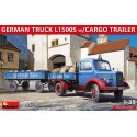 GERMAN TRUCK L1500S w/CARGO TRAILER