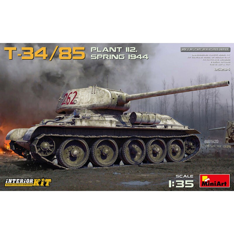 T-34-85 Plant 112. Spring 1944. Interior Kit