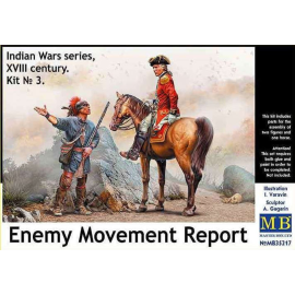 Rapport de mouvement ennemi. Série des guerres indiennes, XVIIIe siècle. Kit n ° 3