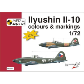  Ilyushin Il-10 Colour and markings et décalques au 1/72ème