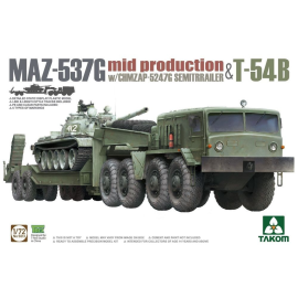 MAZ-537G w/ChMZAP-5247G Semi-trailer mid production & T-54B