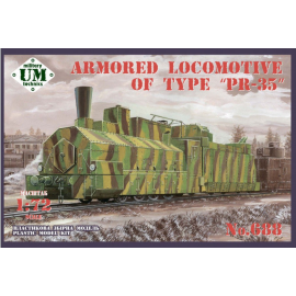 Maquette Armored locomotive of type PR-35