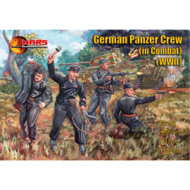 Figurine Équipage Panzer allemand (au combat) WWII