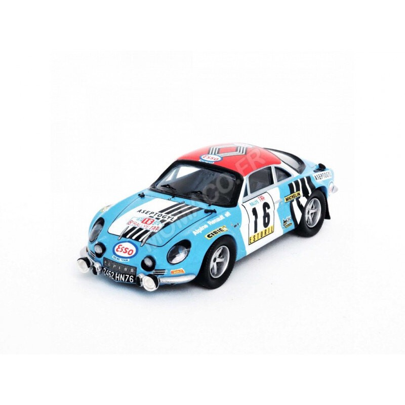 RENAULT ALPINE A110 16 BOB NEYRET / EVELYNE VANONI RALLYE TAP 1974 6EME