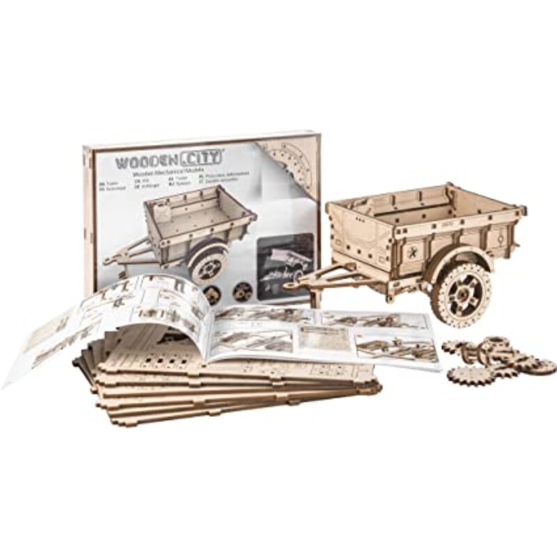 Wooden city kit de maquette bois moteur v8 - La Poste
