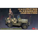 1/4 ton utility truck w/ blond figure