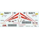 Décal Grumman F-14A (1) 161621 NF/100 VF-154 Black Knights USS Independence 1996 double sheet