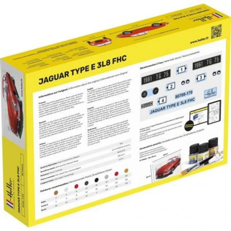 STARTER KIT (Kit de démarrage) Jaguar Type E 3L8 FHC