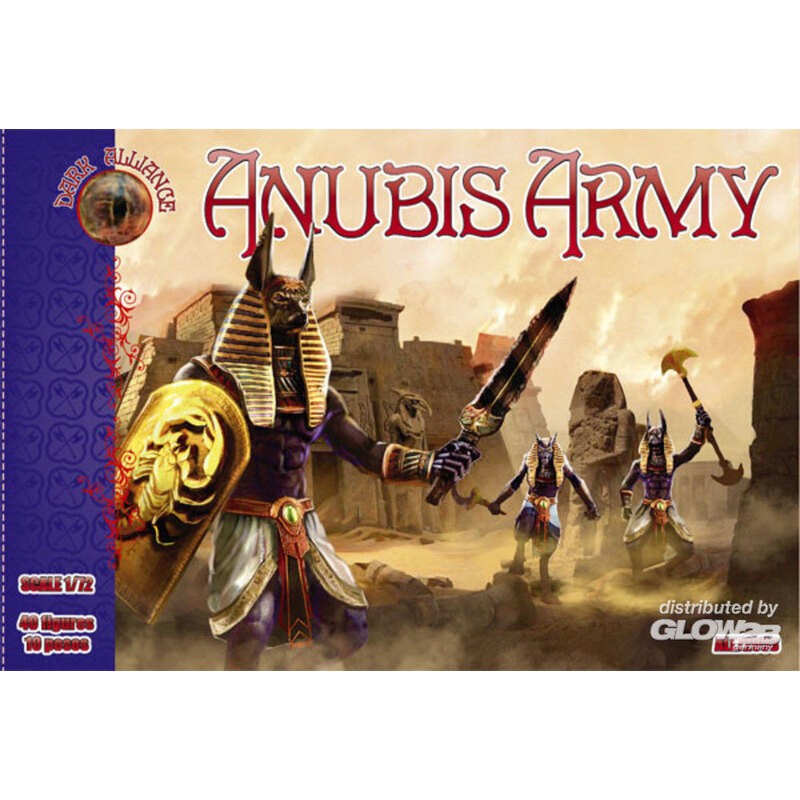 Figurines pour jeu de figurines Armée d'Anubis