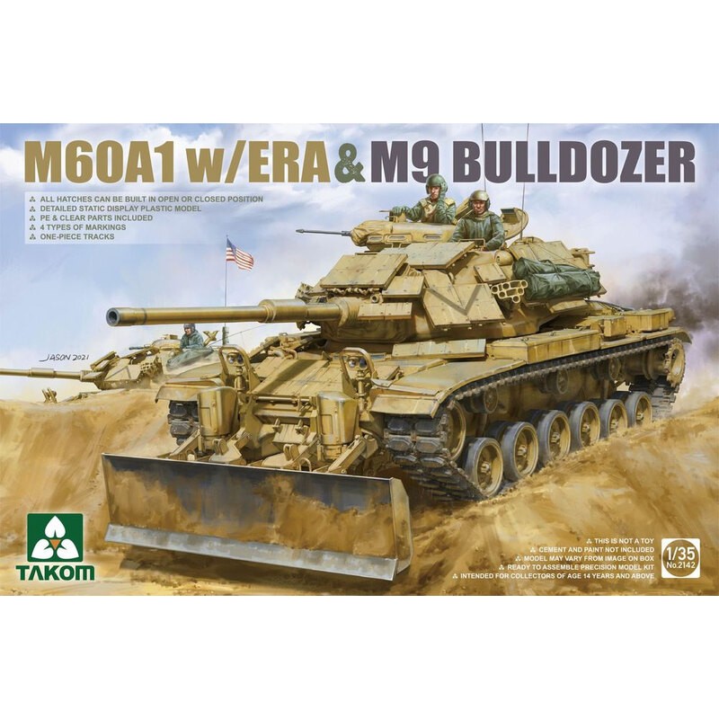 M60A1 avec BULLDOZER ERA&M9