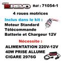 E-REVO 4X4 BRUSHED AVEC ACCUS/CHARGEUR