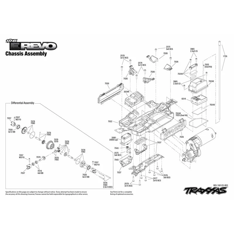 E-REVO 4X4 BRUSHED AVEC ACCUS/CHARGEUR - TRAXXAS - 71054-1