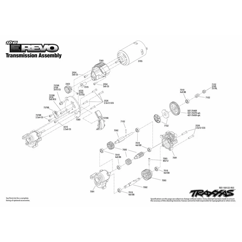 E-REVO 4X4 BRUSHED AVEC ACCUS/CHARGEUR