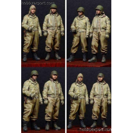 ENSEMBLE D'ÉQUIPAGE AFV US WW2 (2 figurines)